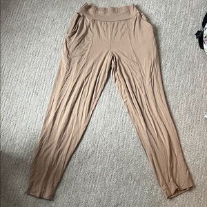 Elegant Tan Women's Joggers